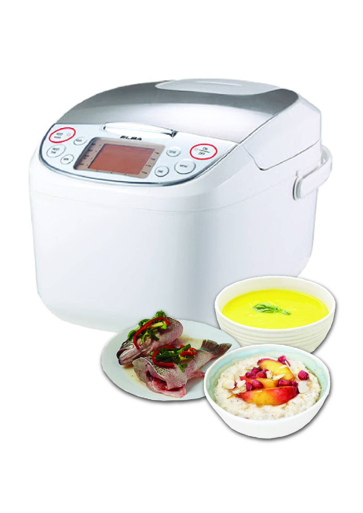 Elba ERCB1260/WH (1.2L) RICE COOKER
