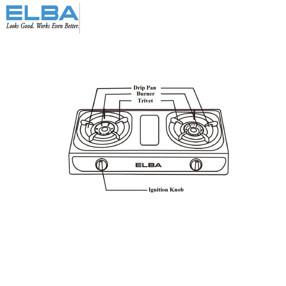 Elba Gas Stove EGSF7112/SS