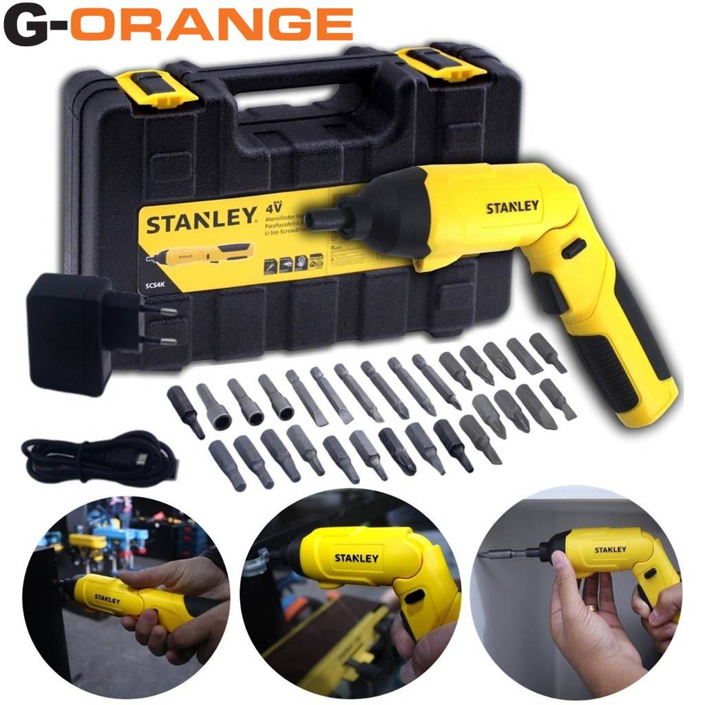 Stanley SCS4K 4V Battery Folding Screwdriver
